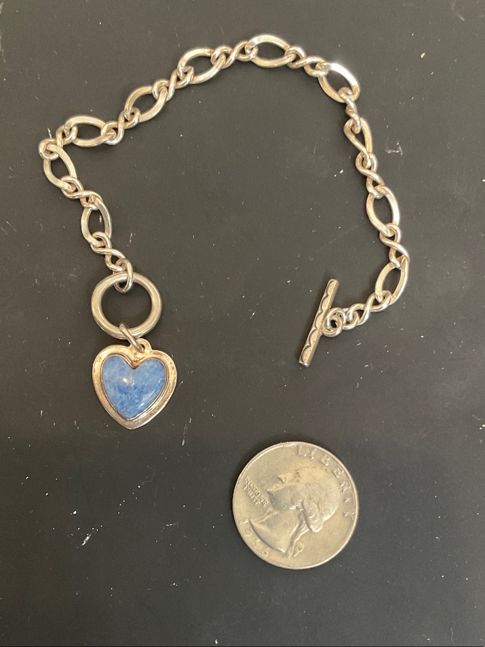 Sundance Sterling Bracelet with Lapis Heart